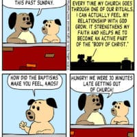 baptism church comics