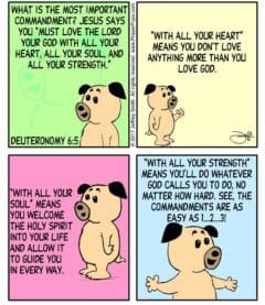 deuteronomy 6 bible verse cartoon