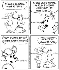 temple of the holy spirit cartoon
